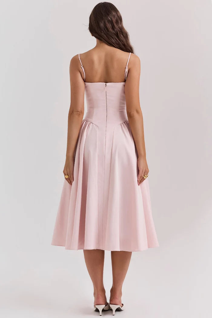 Robe Corset Midi Tendance