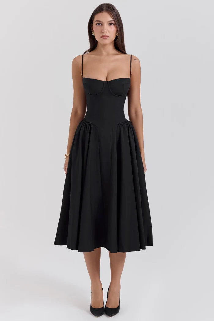 Robe Corset Midi Tendance
