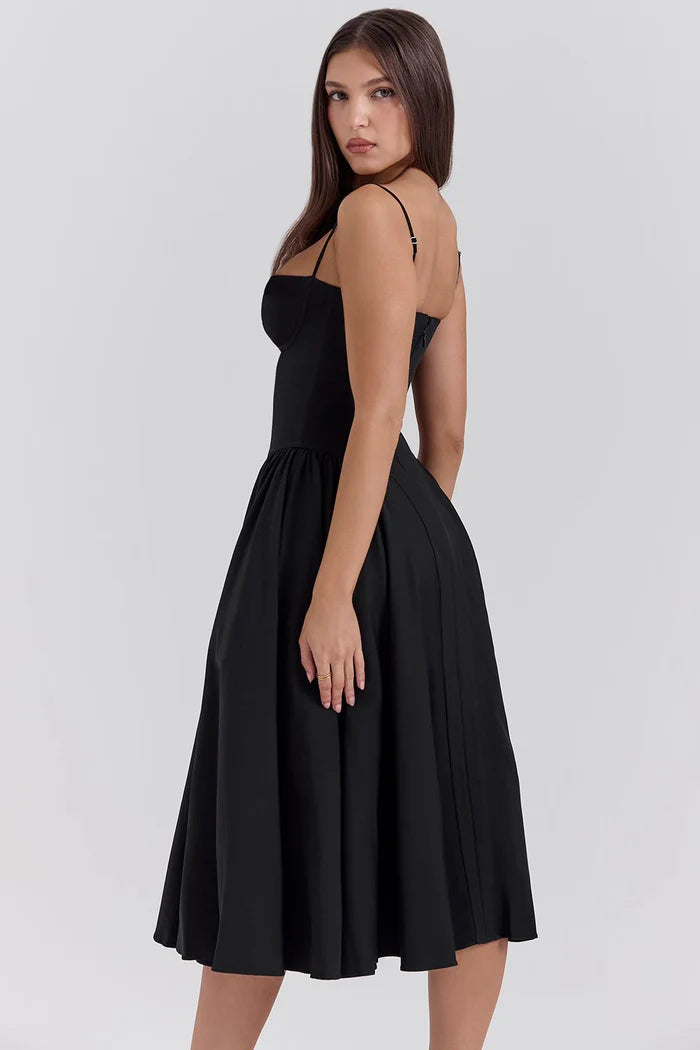 Robe Corset Midi Tendance