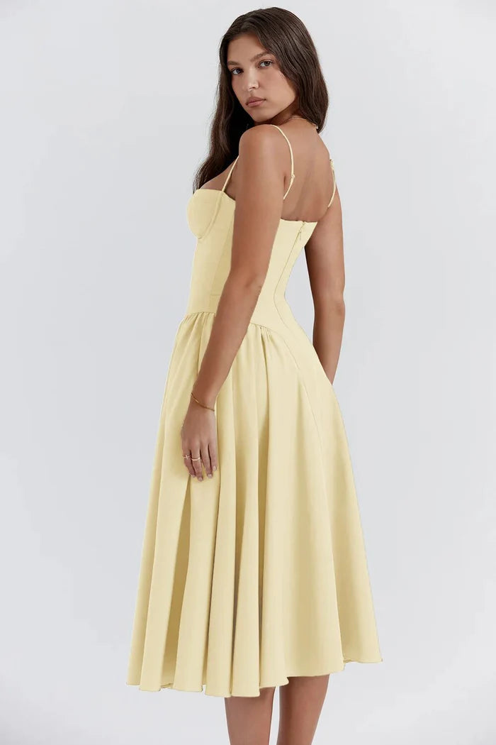 Robe Corset Midi Tendance