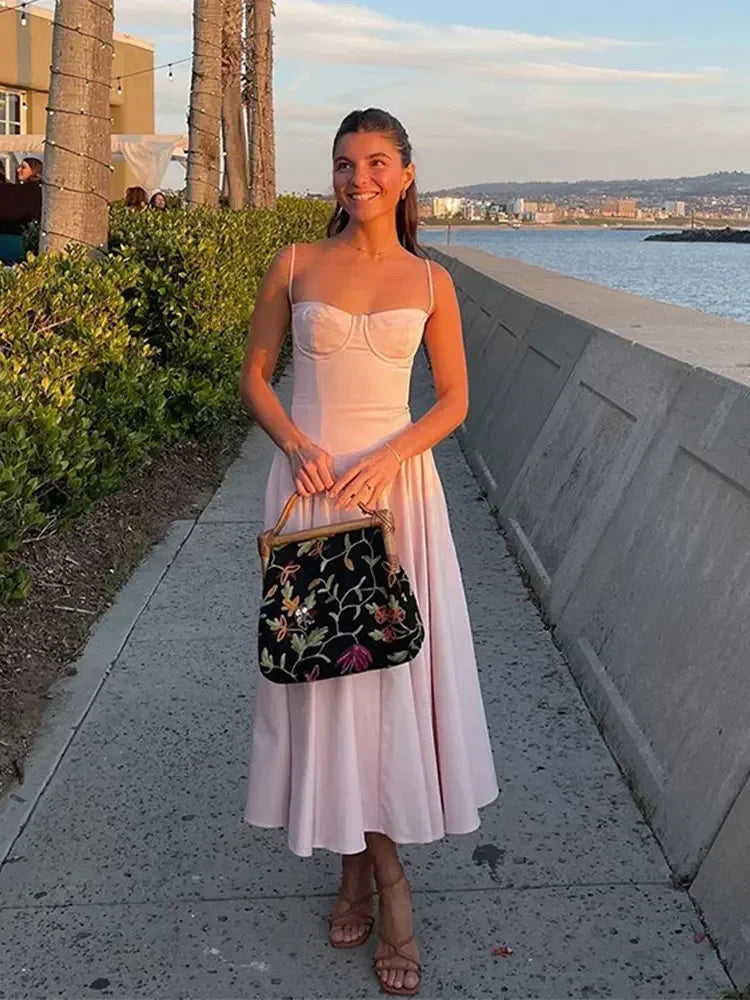 Robe Corset Midi Tendance