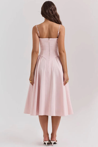 Robe Corset Midi Tendance